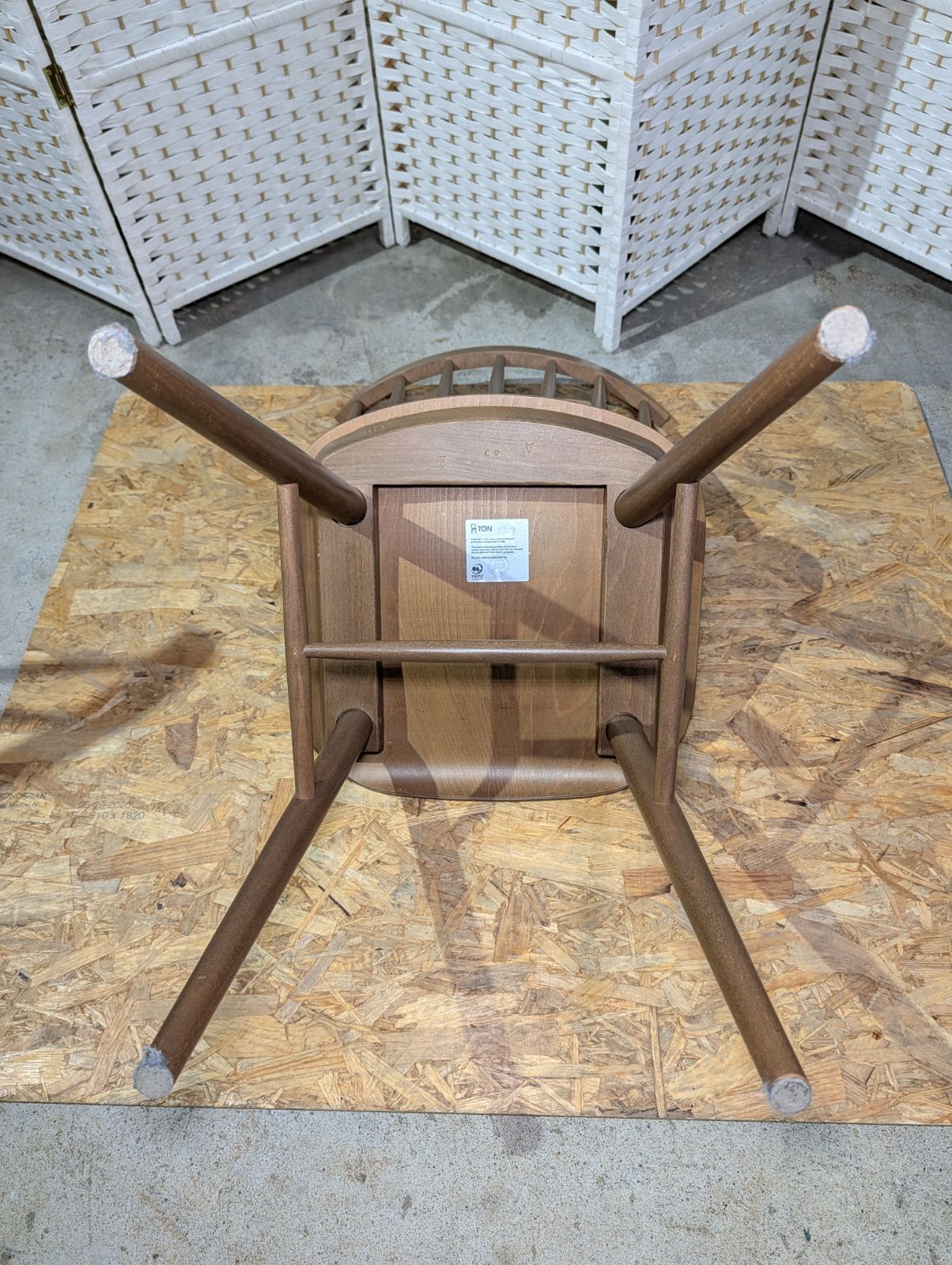 TON 2脚セット 天然木 Ironica ダイニングチェア ビーチ材 TO-35