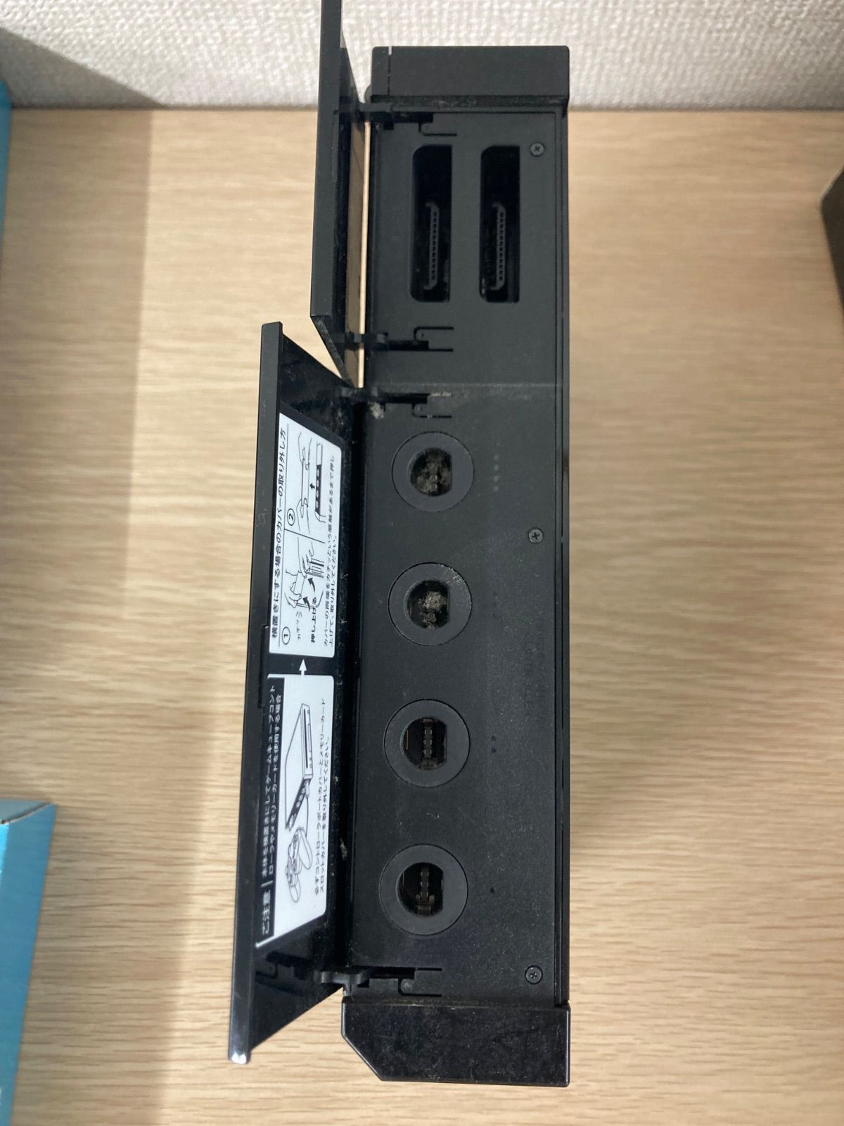 0【通電確認済み・動作未確認】Nintendo Wii 本体 ブラック【ゲーム機