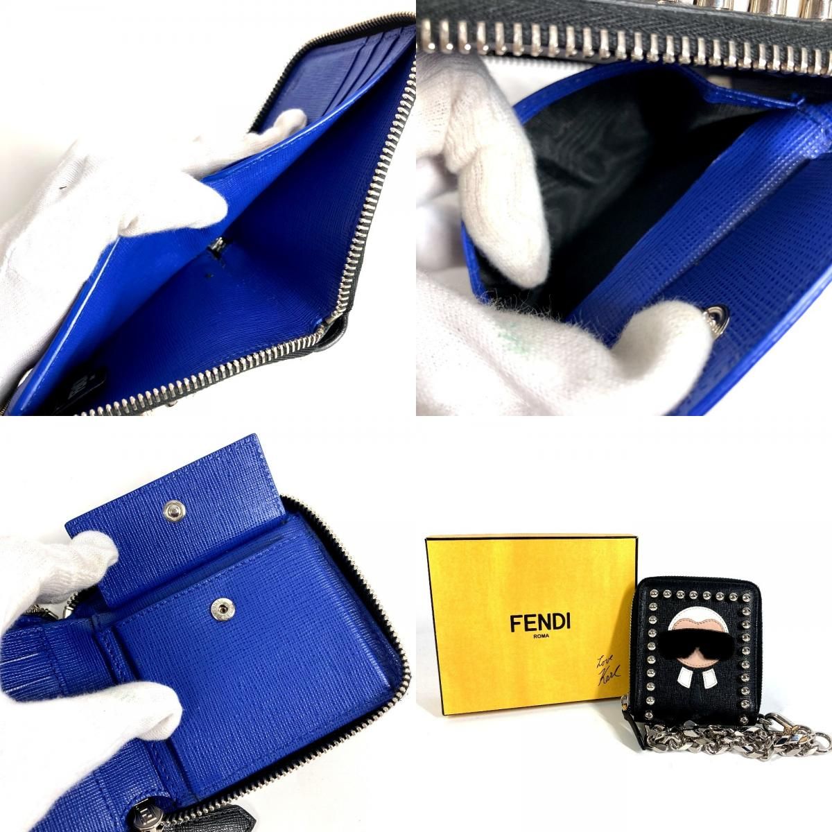 フェンディ FENDI カールラガーフェルド ラガーフェルド 財布の通販 二