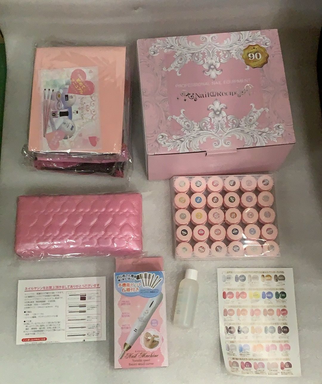 NailRecipe ジェルネイル スターターキット 全324点 カラー30色