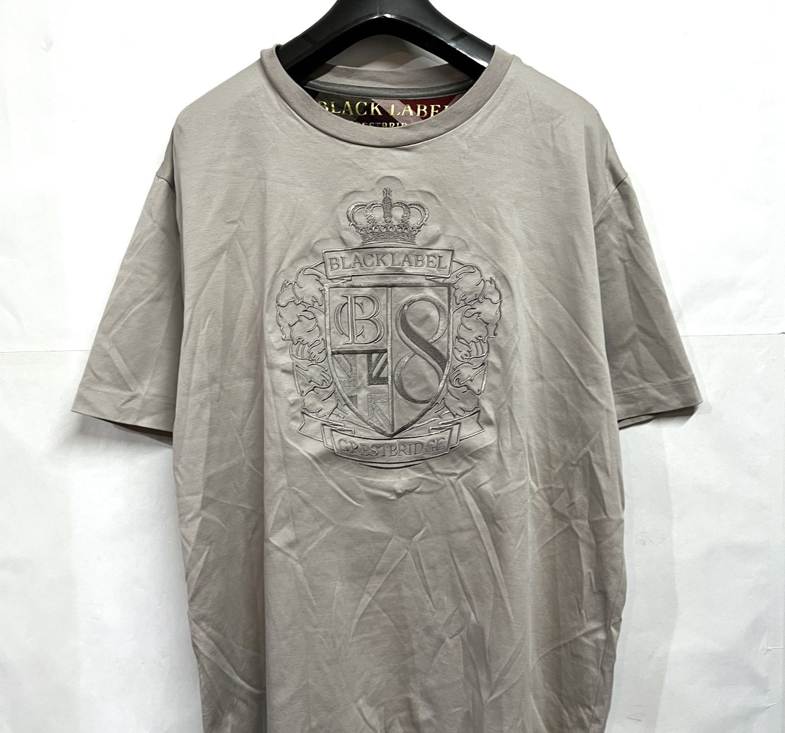 BLACK LABEL CRESTBRIDGE｜ブラックレーベル クレストブリッジ エンブレム 刺繍 Tシャツ