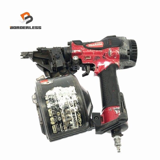 品 makita マキタ 65ｍｍ 高圧 エア釘打ち機 AN 610 H ロール釘打機 ロール釘打ち機 コイルネイラ 大工道具122315