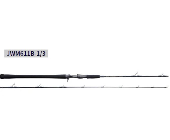 天龍 ジグザム ワイルドマーク ジギングロッド JWM 611 S 2 4 全長 186㎝ 継数１本 ワンピース ルアー 130～250 g ライン MAX PE 4号 自重 172 スピニングモデル