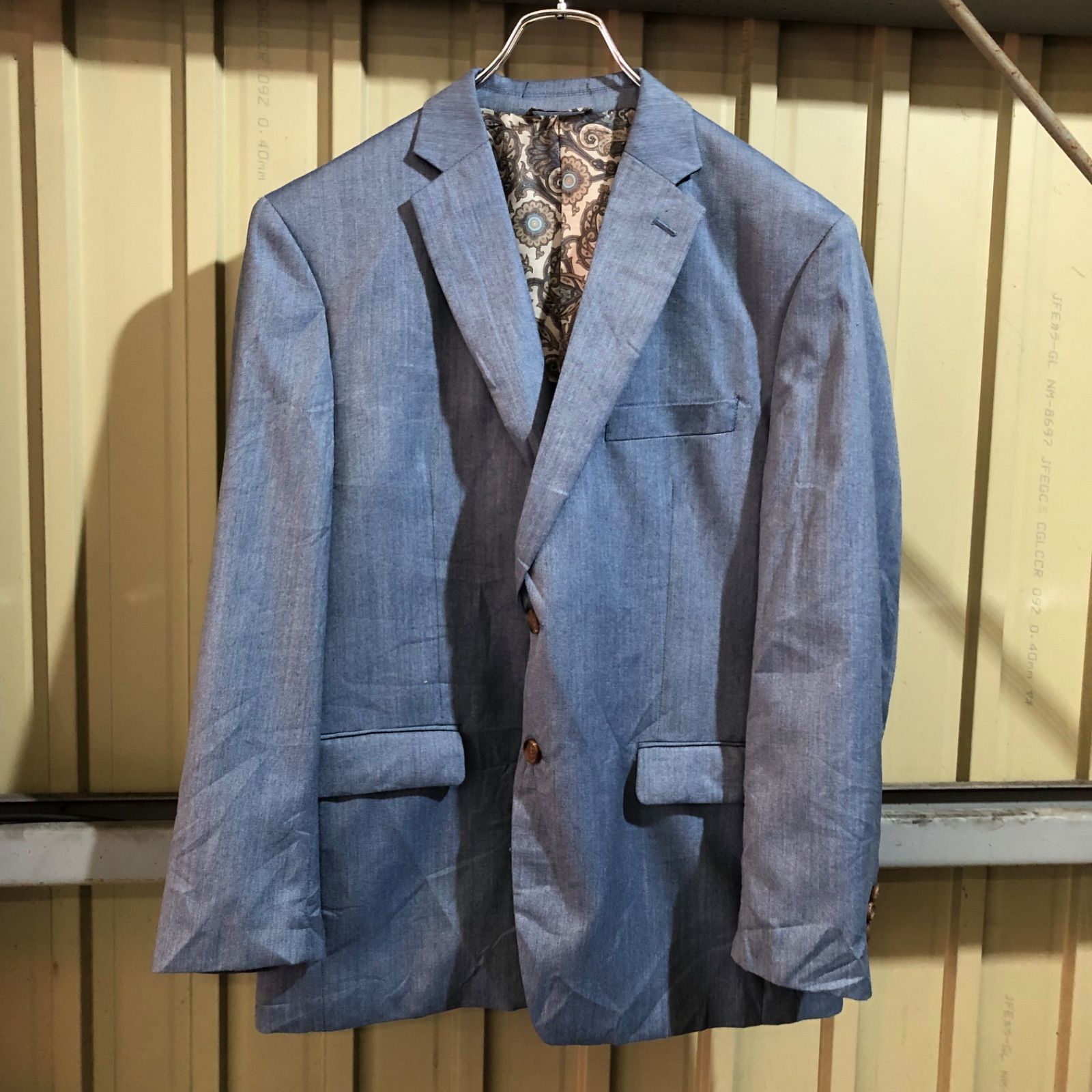 POLO Ralph LAUREN ジャケット 1743 LAULEN RALPH LAUREN テーラードジャケット ライトブルー XL 相当