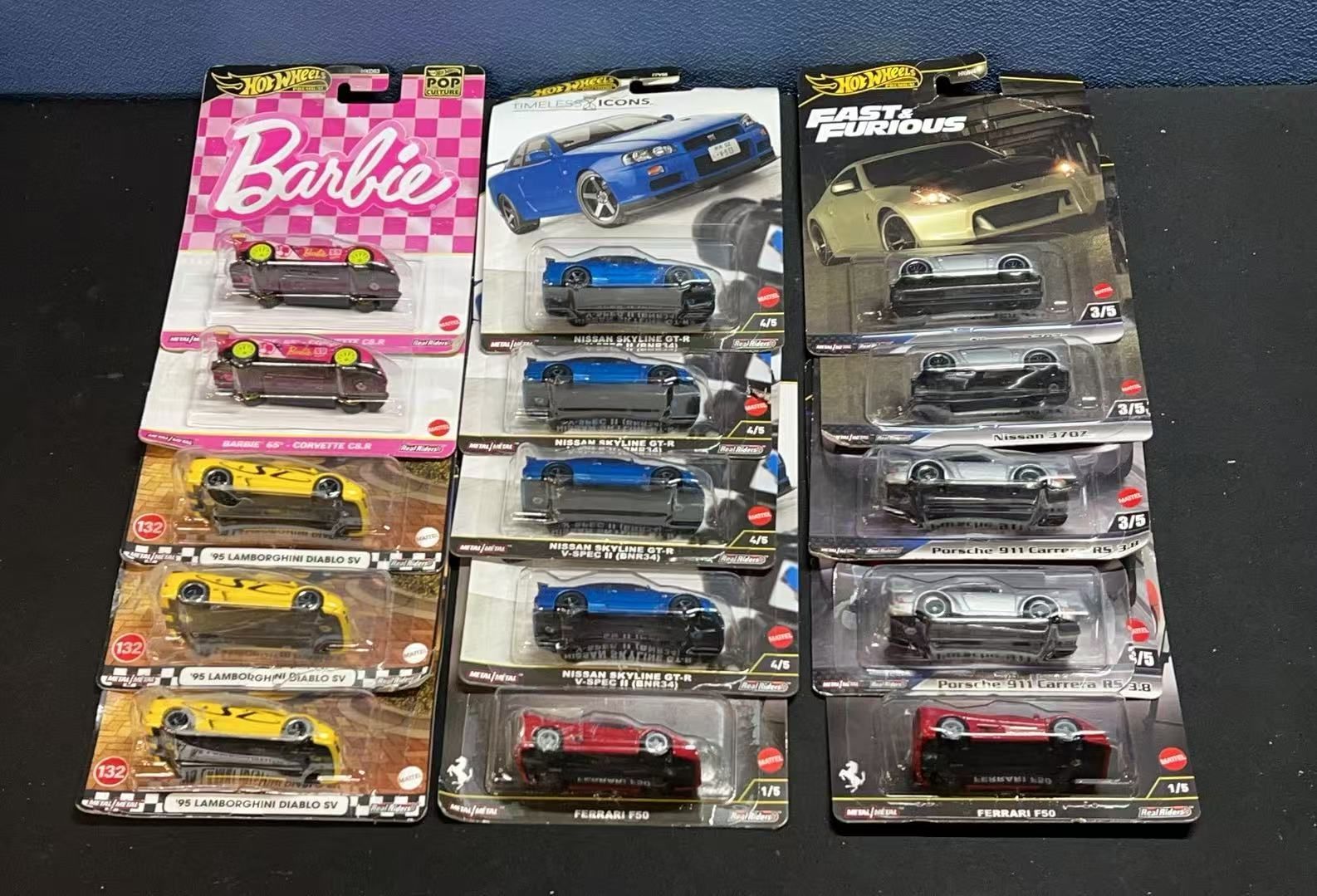 ホットウィール Hot Wheels 乗り物おもちゃ ミニカー 5種類セット **4420211