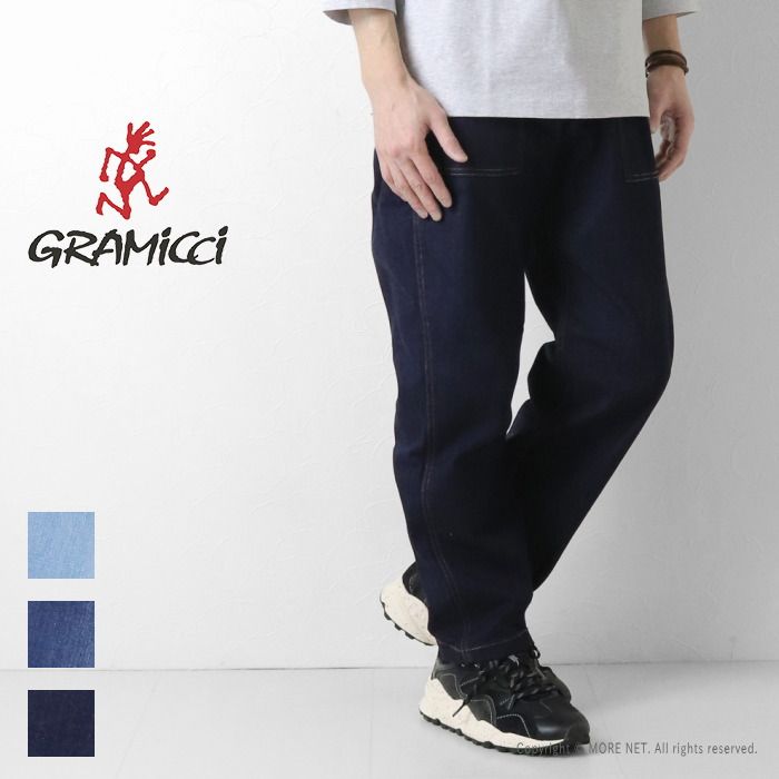 グラミチ Gramicci ストレッチデニムルーズテーパードリッジパンツ 