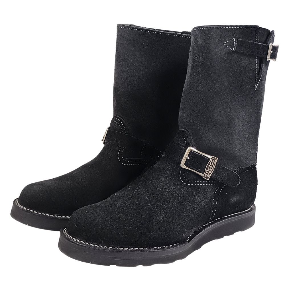 WESCO ウエスコ 品番BK77104014BK BOSS CUSTOM ボス ブラックラフアウト スエード ブーツ ブラック サイズ12E 正規品 / 53799 WESCO ウエスコ 品番BK77104014BK BOSS CUSTOM ボス ブラック