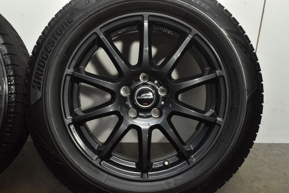 2023年製 VRX3付】シュナイダー 17in 7J+38 PCD114.3 ブリヂストン 