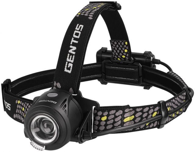 GENTOS ジェントス LED ヘッドライト 明るさ420ルーメン 実用点灯7時間 後部認識灯 単3形電池3本または 充電池 使用 リバティ LY 033 HD
