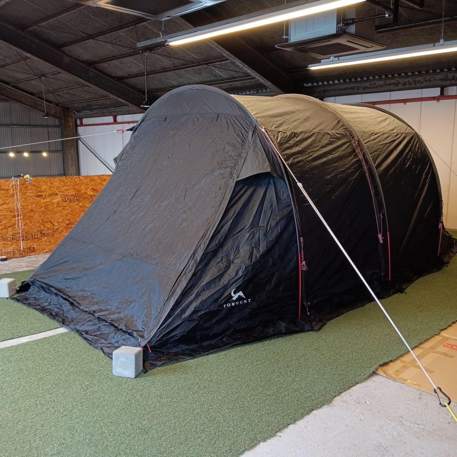TOMOUNT トモウント トンネル2ルームテント ブラック 2025 ver