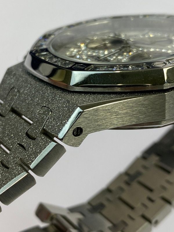  品 GLITTER グリッター ICED DIAL CALIFORNIA WATCH 腕時計 197 260207 zi 42 min 高級感 自動巻き時計 腕時計(アナログ)