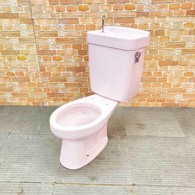 品 TOTO トイレ 洋式便器 床下排水 C 420 排水芯530 mm とタンク S 517 B のセット SR 2 パステルピンク 40