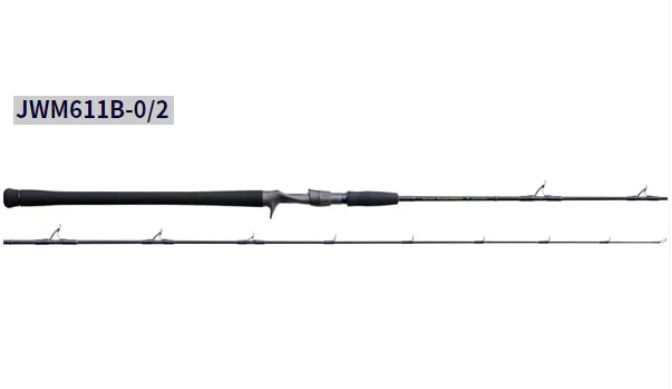 天龍 ジグザム ワイルドマーク ジギングロッド JWM 611 B 0 2 全長 186㎝ 継数１本 ワンピース ルアー 80～180 g ライン MAX PE 5号 自重 151 ベイトモデル