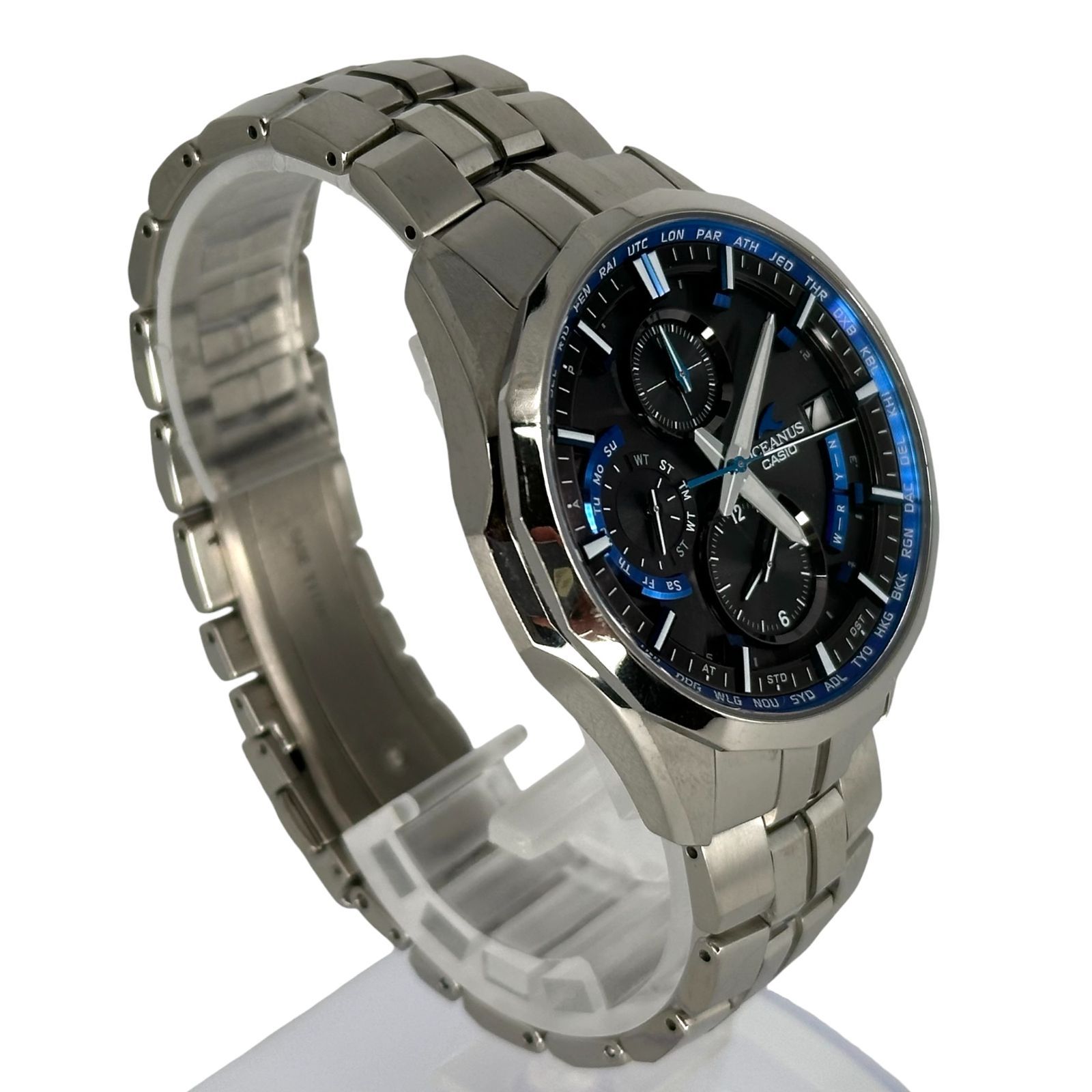CASIO】 カシオ OCW-S3000-1AJF オシアナス電波ソーラー 45mm 