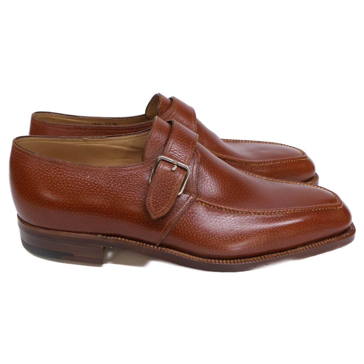BONORA ボノーラ 【美品】1304 Uチップ モンクストラップ レザー 7 1/2