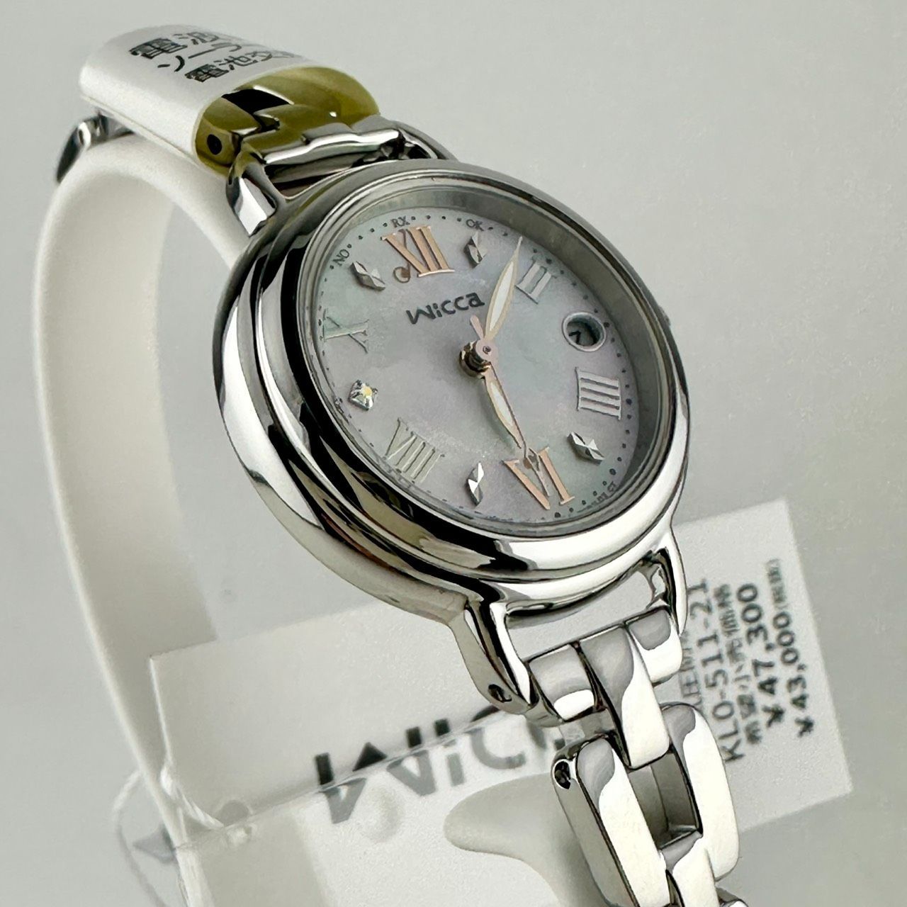 新品未使用☆シチズン CITIZEN 腕時計 wicca ウィッカ 替えバンド付 
