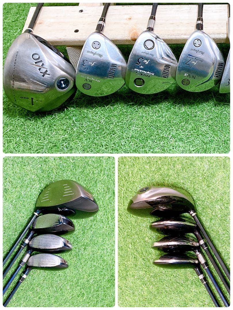 H5 ゼクシオ 初心者オススメ ゴルフクラブ メンズセット 右利き 14本