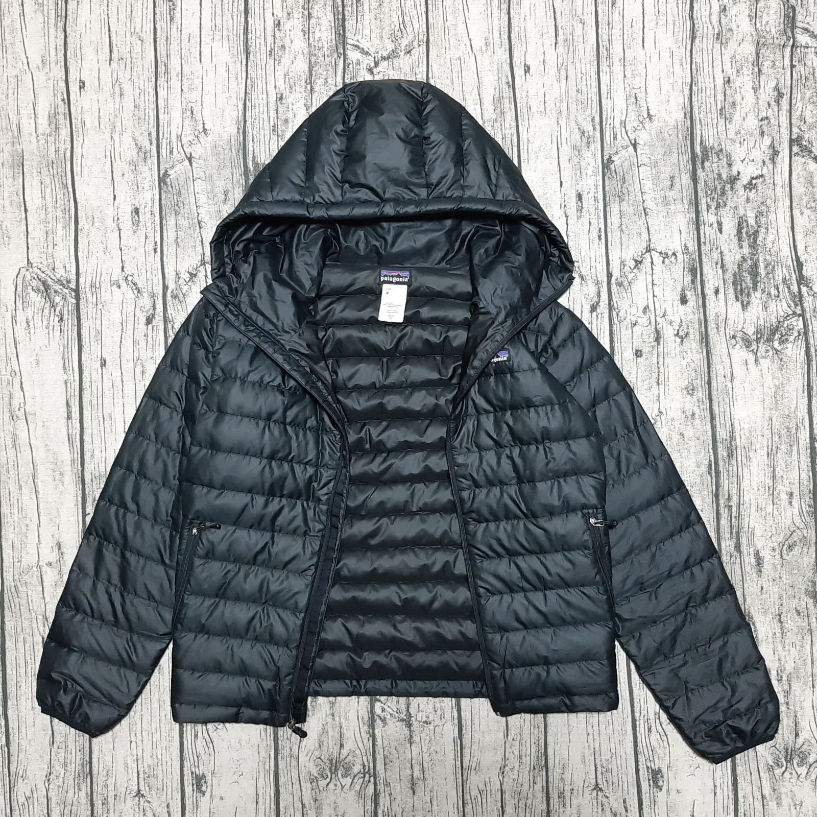 size XS】patagonia Down Sweater Hoody Black 2012 パタゴニア ダウン 
