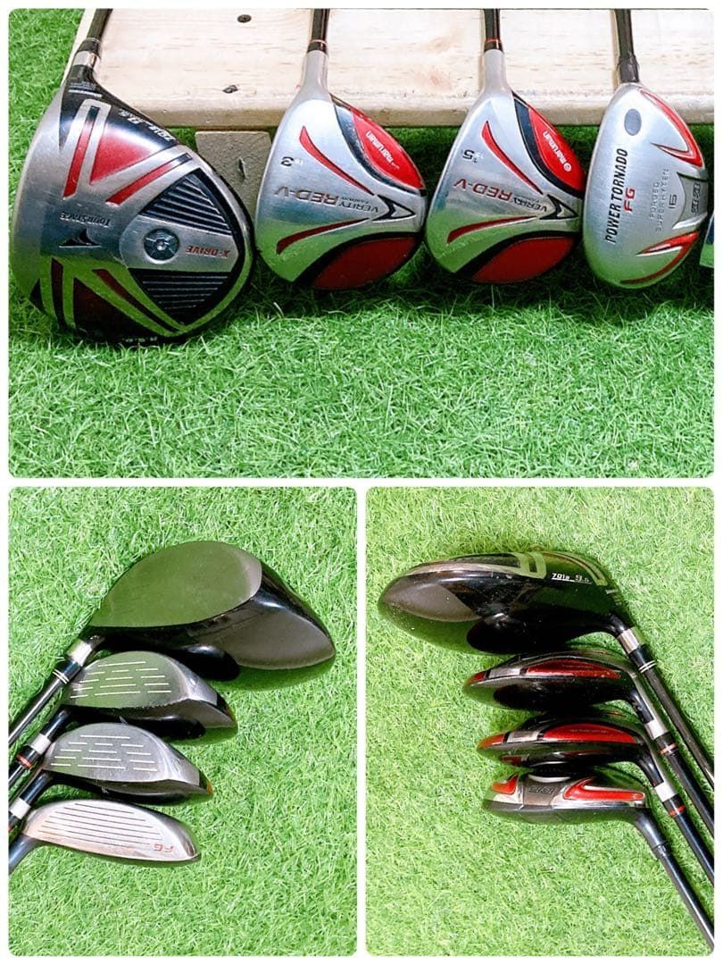 K1 ブリヂストン 初心者オススメ ゴルフクラブ メンズセット 右利き 13