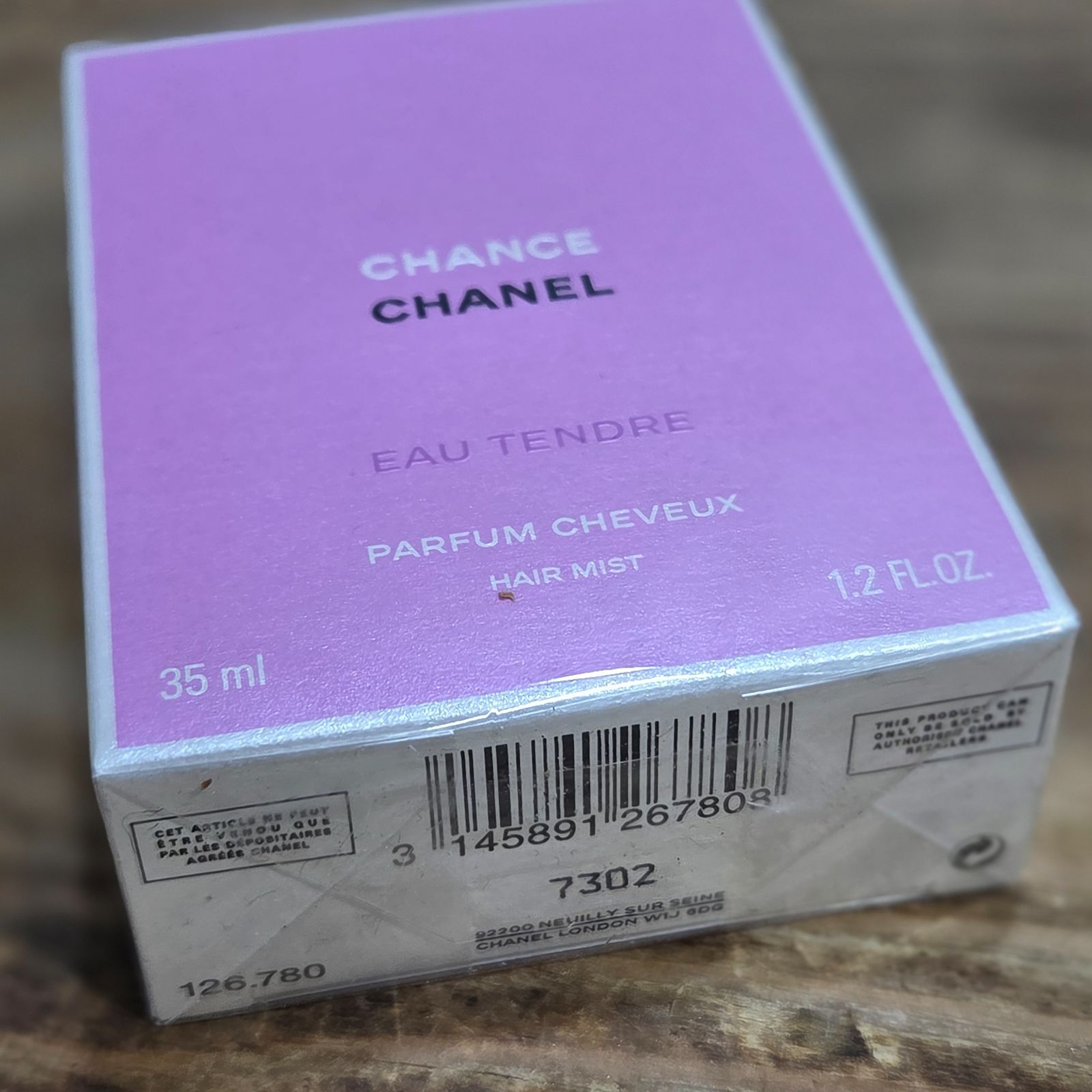 2 S01867 CHANEL シャネル CHANCE Eau Tendre ヘアミスト35ml 未使用