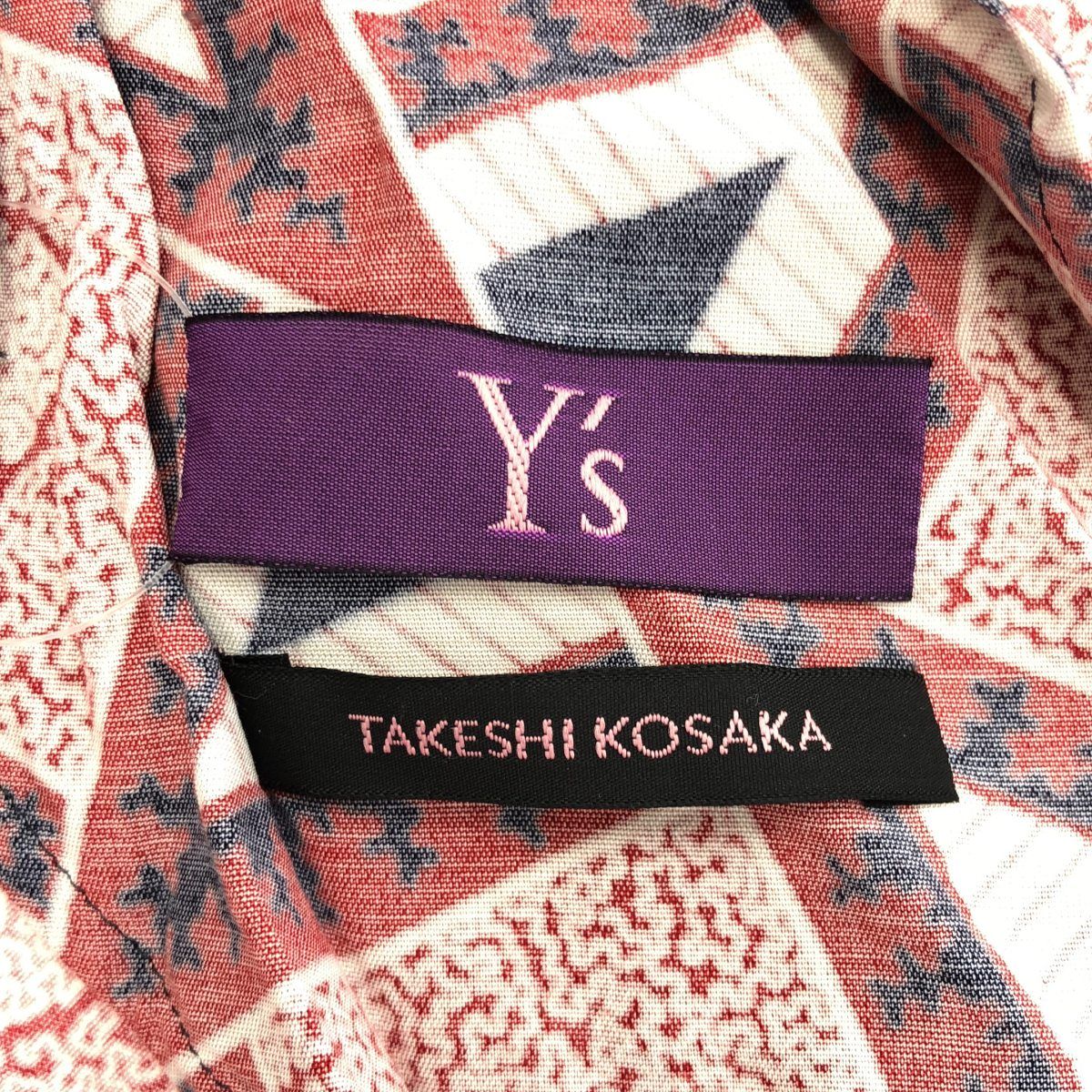 美品✨Y’s TAKESHI KOSAKA ピンクレーベル レース シャツ　黒 TAKESHI KOSAKA by Y's Pink Label タケシコサカ バイ ワイズ ピンク