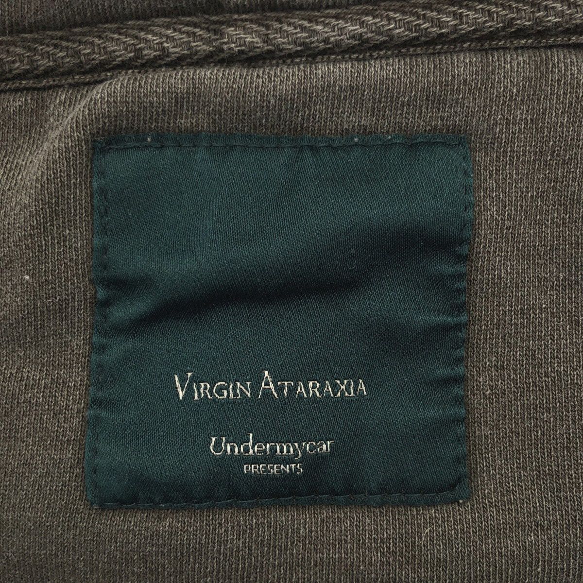 Undermycar アンダーマイカー OLD DYEING MULTI PATCH ZIPPED HOODIE 