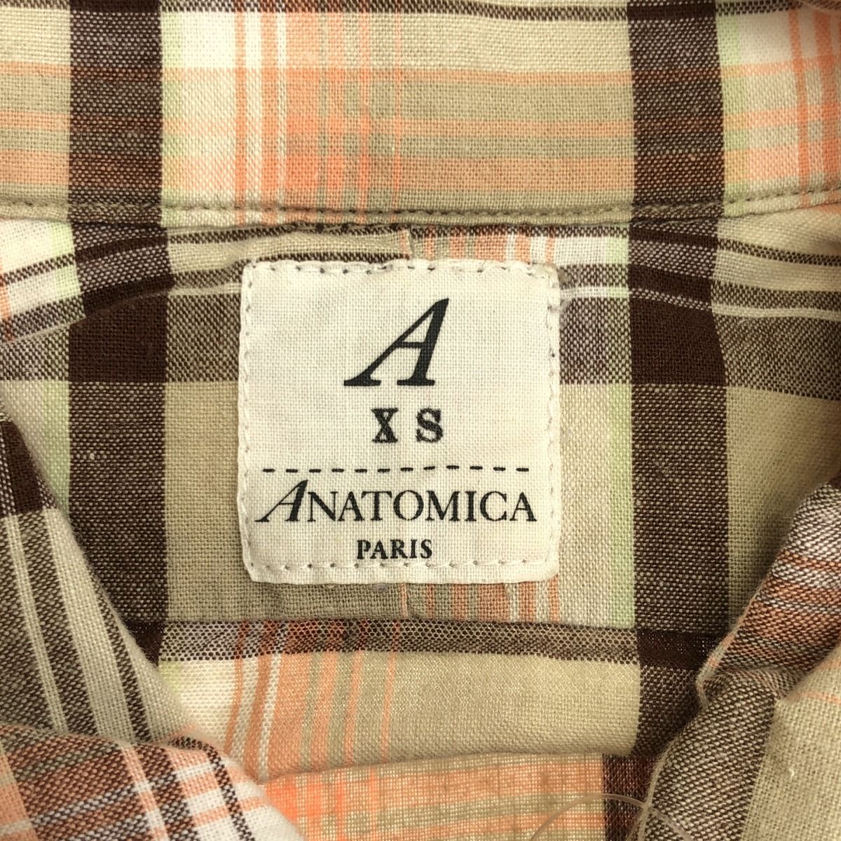 ANATOMICA アナトミカ 19SS WEEKEND SHIRT チェックシャツ 530-541-10