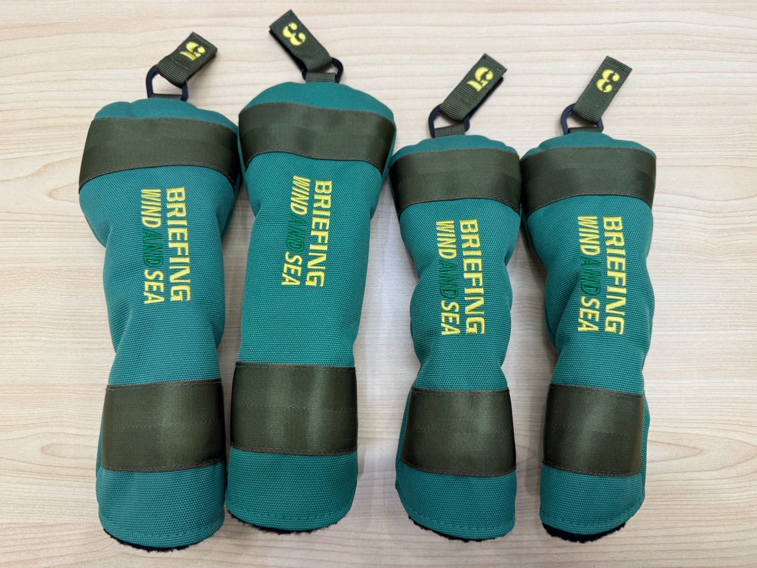 希少4点】BRIEFING × WIND AND SEA ヘッドカバーセット（FW×2, UT×2