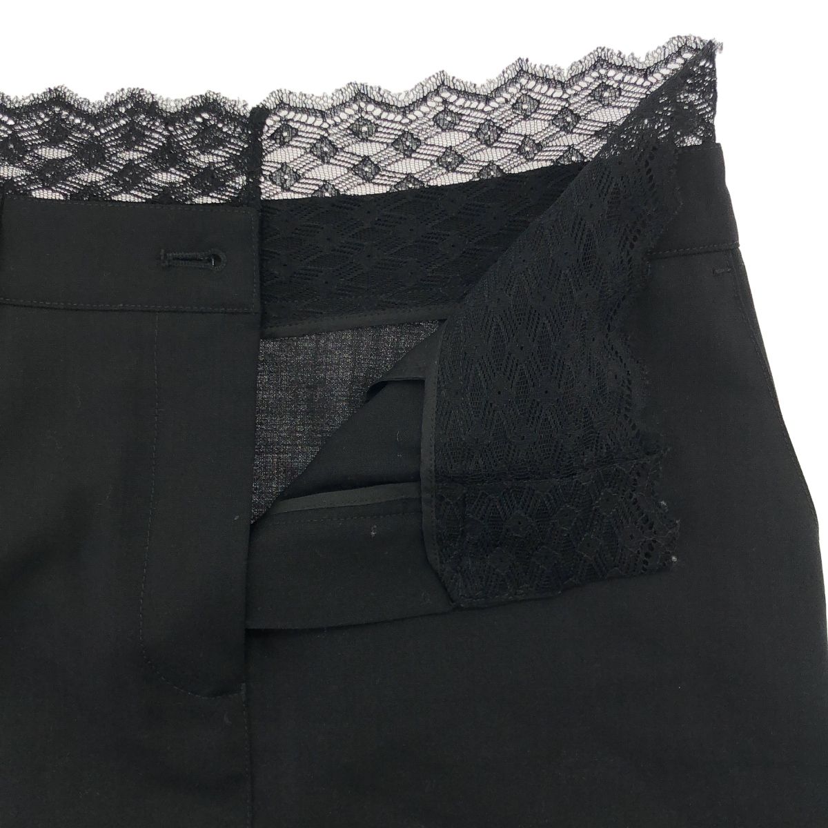 CHANEL シャネル 2004年 レースレイヤードスカート P23486V13701