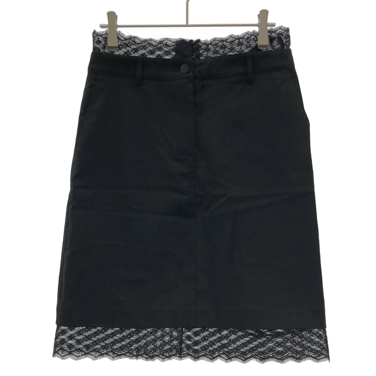 CHANEL シャネル 2004年 レースレイヤードスカート P23486V13701
