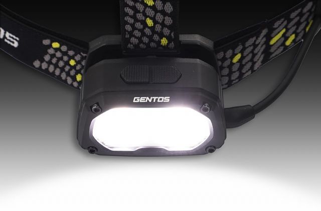  GENTOS ジェントス LED ヘッドライト USB充電式 明るさ1000ルーメン 実用点灯8時間 後部認識灯 充電池使用 ティーレックス TX D 434 R その他 ライト ランタン