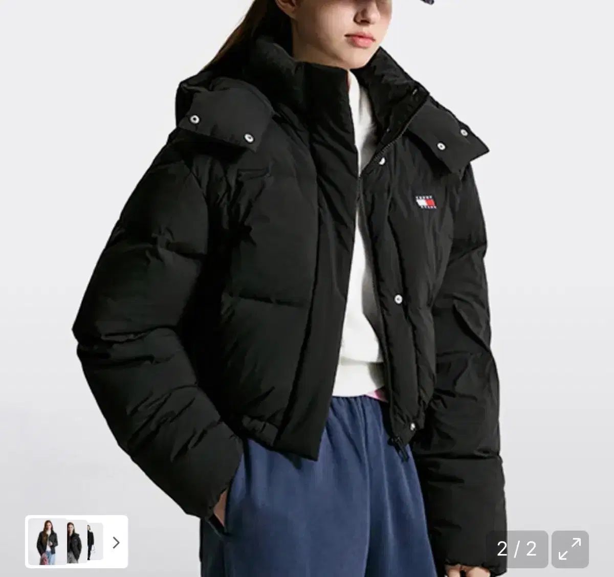 TOMMY JEANS クロップド ダウン ジャケット 【公式通販】
