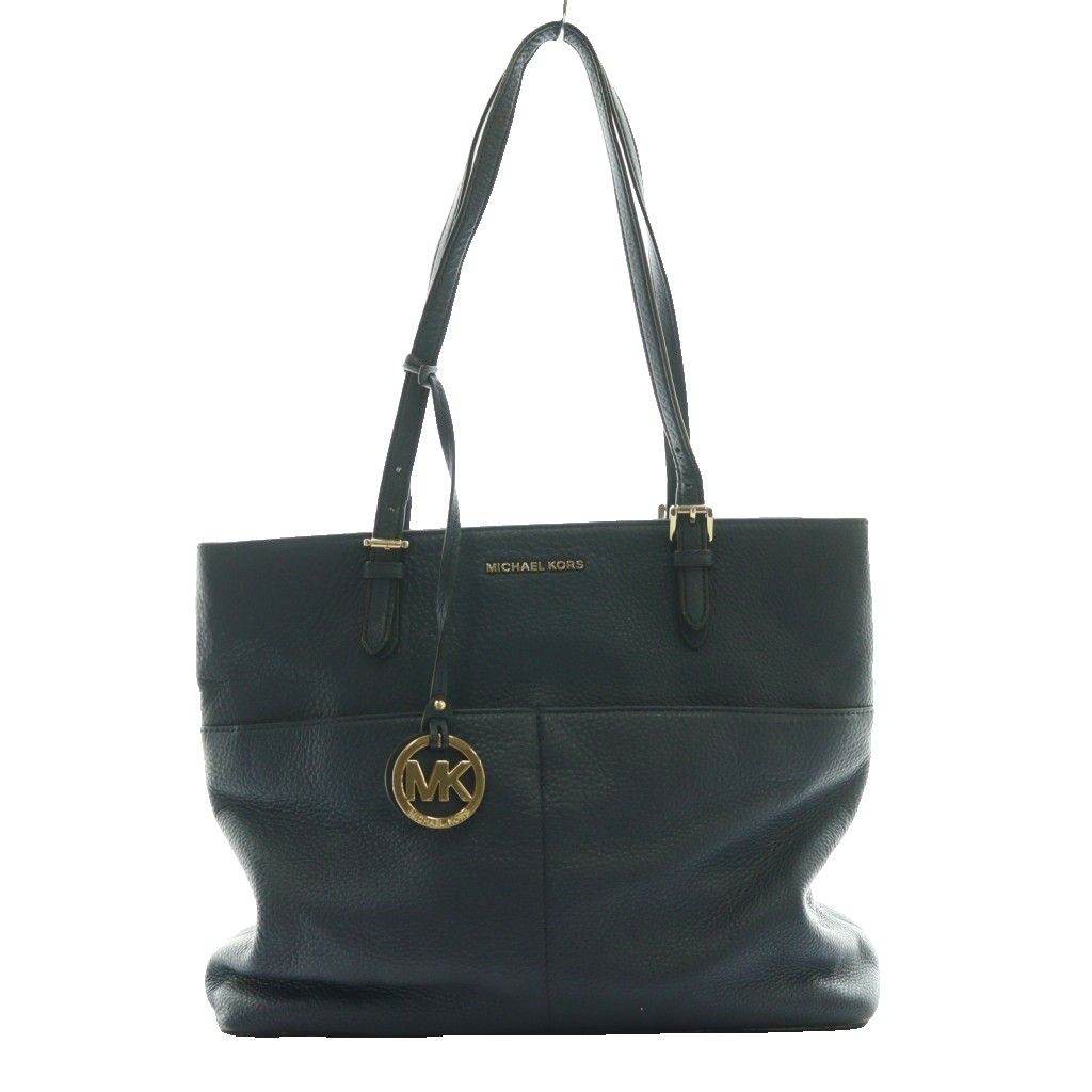 マイケルコース MICHAEL KORS トートバッグ レザー 紺 ネイビー /SS