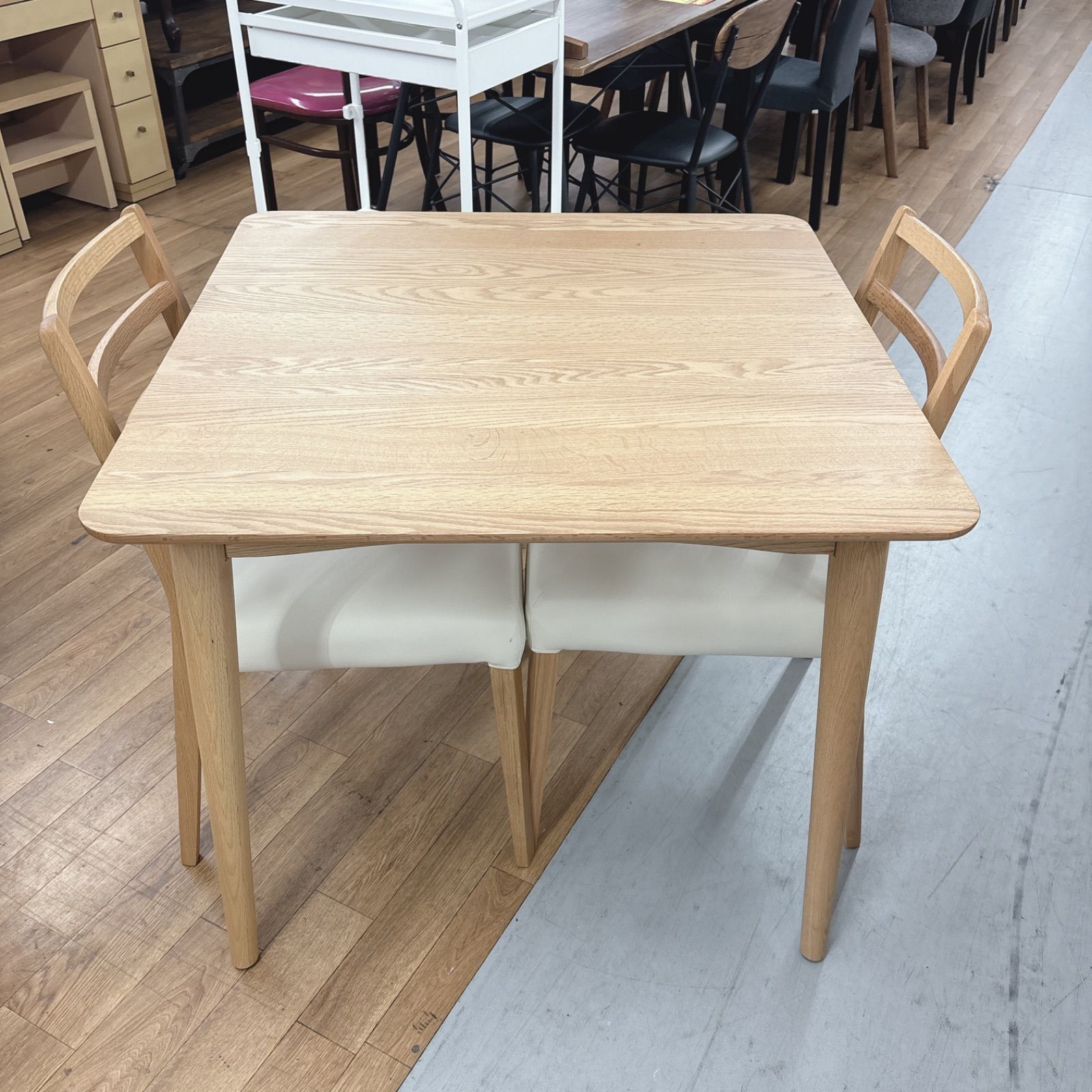 I742 ? 名古屋市近郊配送設置無料！ 高級！ 大塚家具 ダイニング3点 