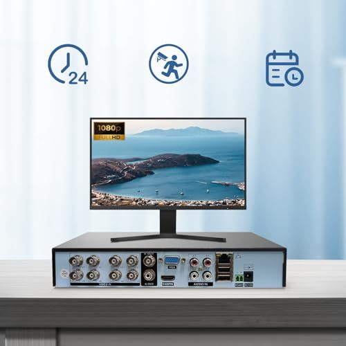 TMEZON 8 CH 防犯録画機 AHD防犯レコーダー H 264デジタルレコーダー 1080 N P AHDのDVR NVR HVR防犯レコーダー スマートフォン遠隔監視機能 録画機能搭載 日本語インターフェース 1080モニターが必 2 d 2051 bb
