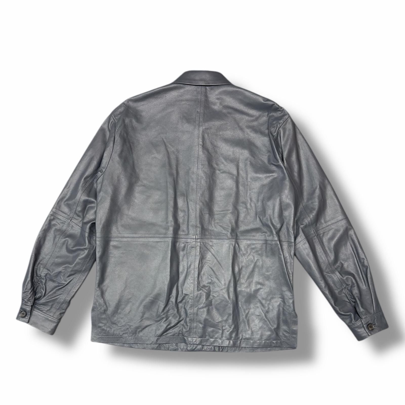 参考上代104500円 未使用 YOKE 25SS LEATHER SHIRT JACKET レザー 