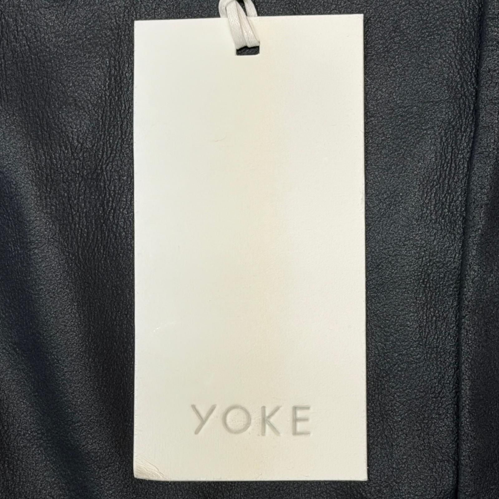 参考上代104500円 未使用 YOKE 25SS LEATHER SHIRT JACKET レザー 