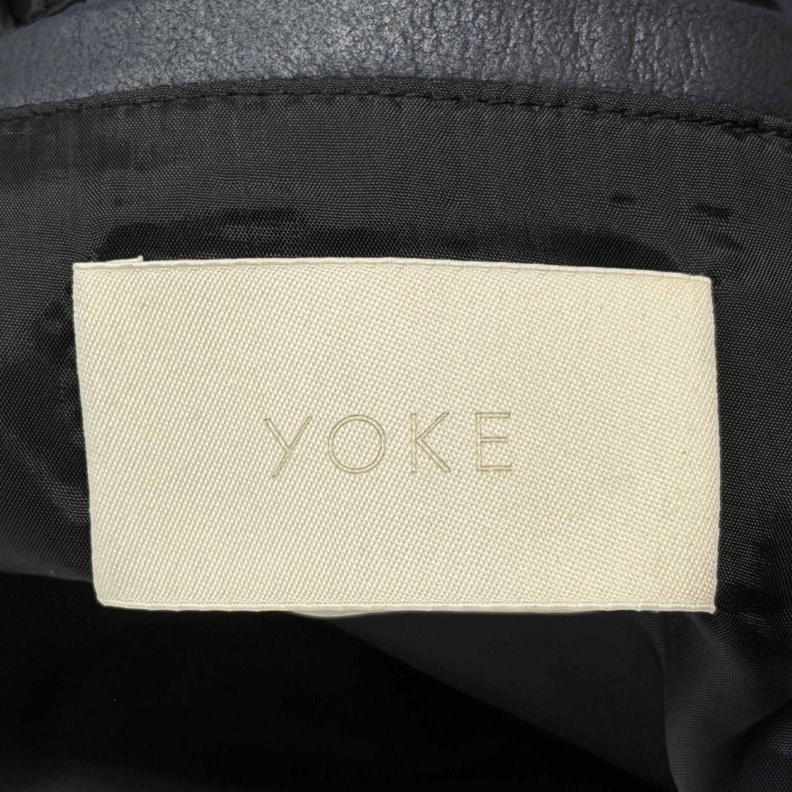 参考上代104500円 未使用 YOKE 25SS LEATHER SHIRT JACKET レザー 