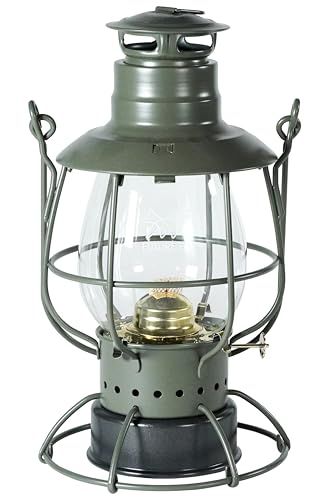 迅速に発送 ランタン オイルランタン Railroad ハリケーンランタン パラフィンオイル タンク200 ml 20時間連続使用 ポンピング不要 オリーブ 3 f 7 e 2 a 16