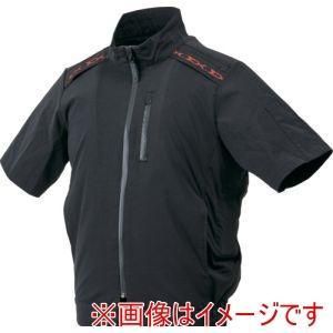 ハラダ 半袖ブルゾン空調ウェア EX.WORKERS ブラック 2 L 6534