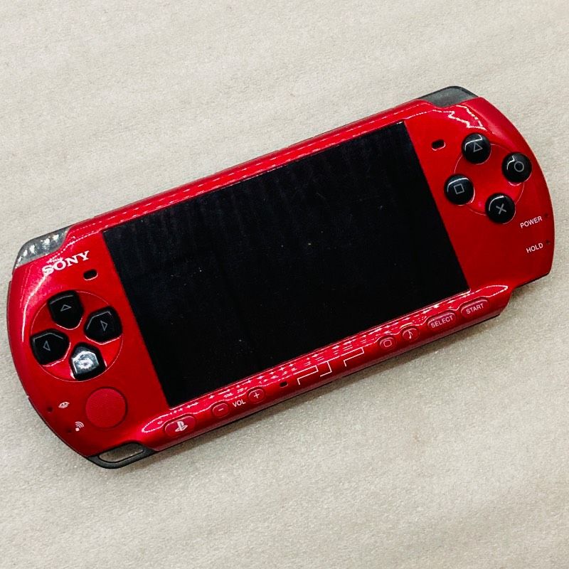 品 SONY PSP本体 レッド ブラック PSP 3000 ソニー プレイステーション ポータブル DU 10