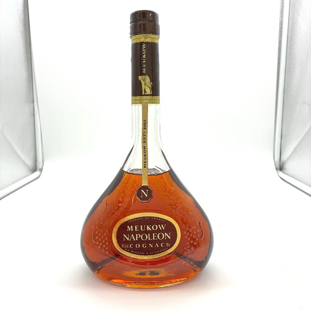 未開栓 MEUKOW NAPOLEON COGNAC ブランデー コニャック ミュコー ナポレオン コニャック 700ml 未開栓 - メルカリ