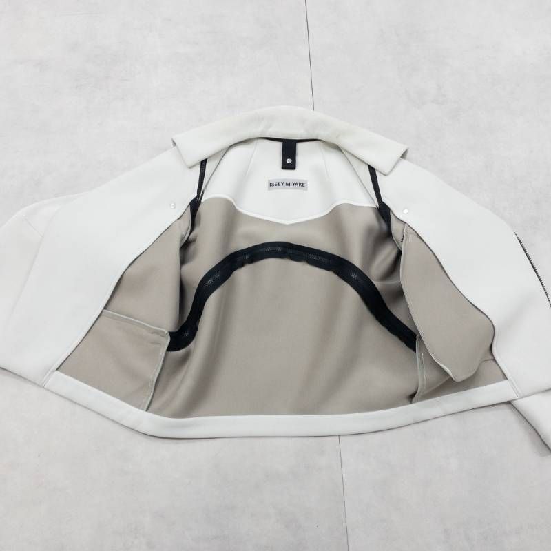 ISSEY MIYAKE イッセイミヤケ 2WAY ライダースジャケット ダブル ノー