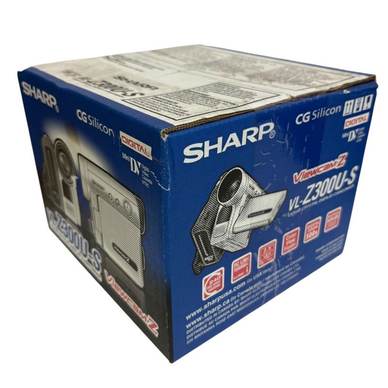 未開封】SHARP シャープ VL-Z300U-S Viewcam Z MiniDV デジタルビデオ