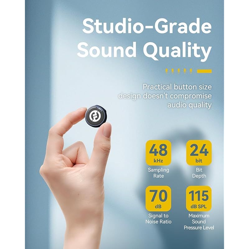 Hollyland「2024新機」Lark M2 camera-ワイヤレスマイク-ピンマイク