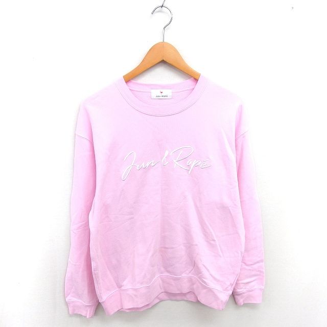 ジュン&ロペ JUN&ROPE' ゴルフウェア トレーナー スウェット ロゴ刺繡