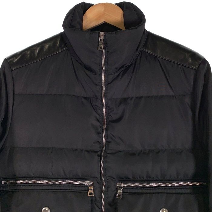 PRADA SPORT プラダスポーツ Leather Yoke Down Jacket レザー ダウン