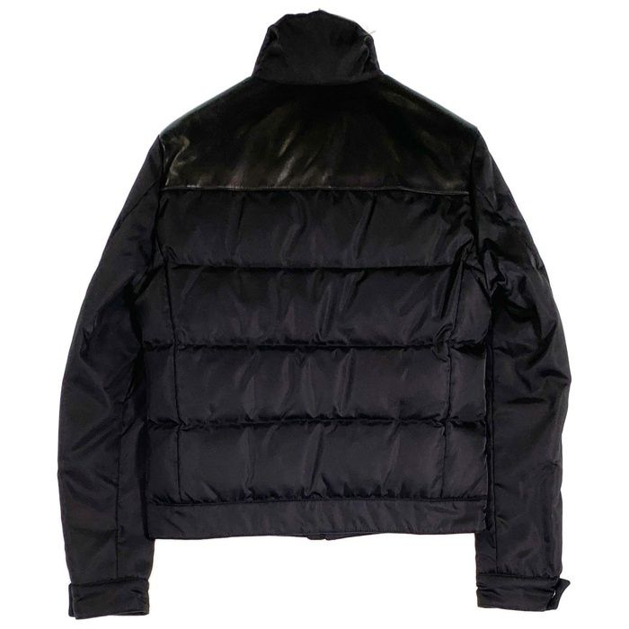 PRADA SPORT プラダスポーツ Leather Yoke Down Jacket レザー ダウン