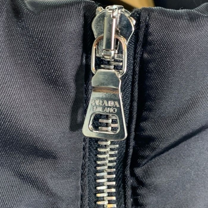 PRADA SPORT プラダスポーツ Leather Yoke Down Jacket レザー ダウン