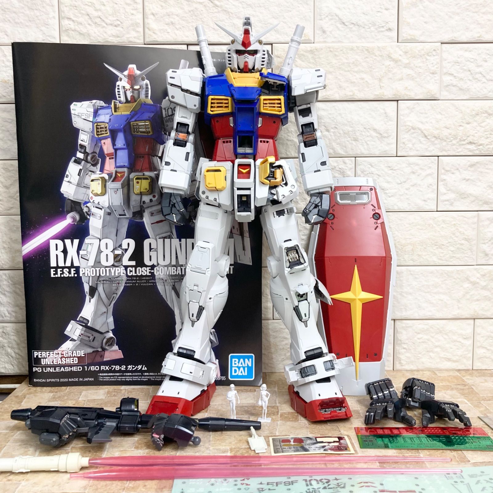 完成品】PG UNLEASHED 1/60 RX-78-2 ガンダム アンリーシュド